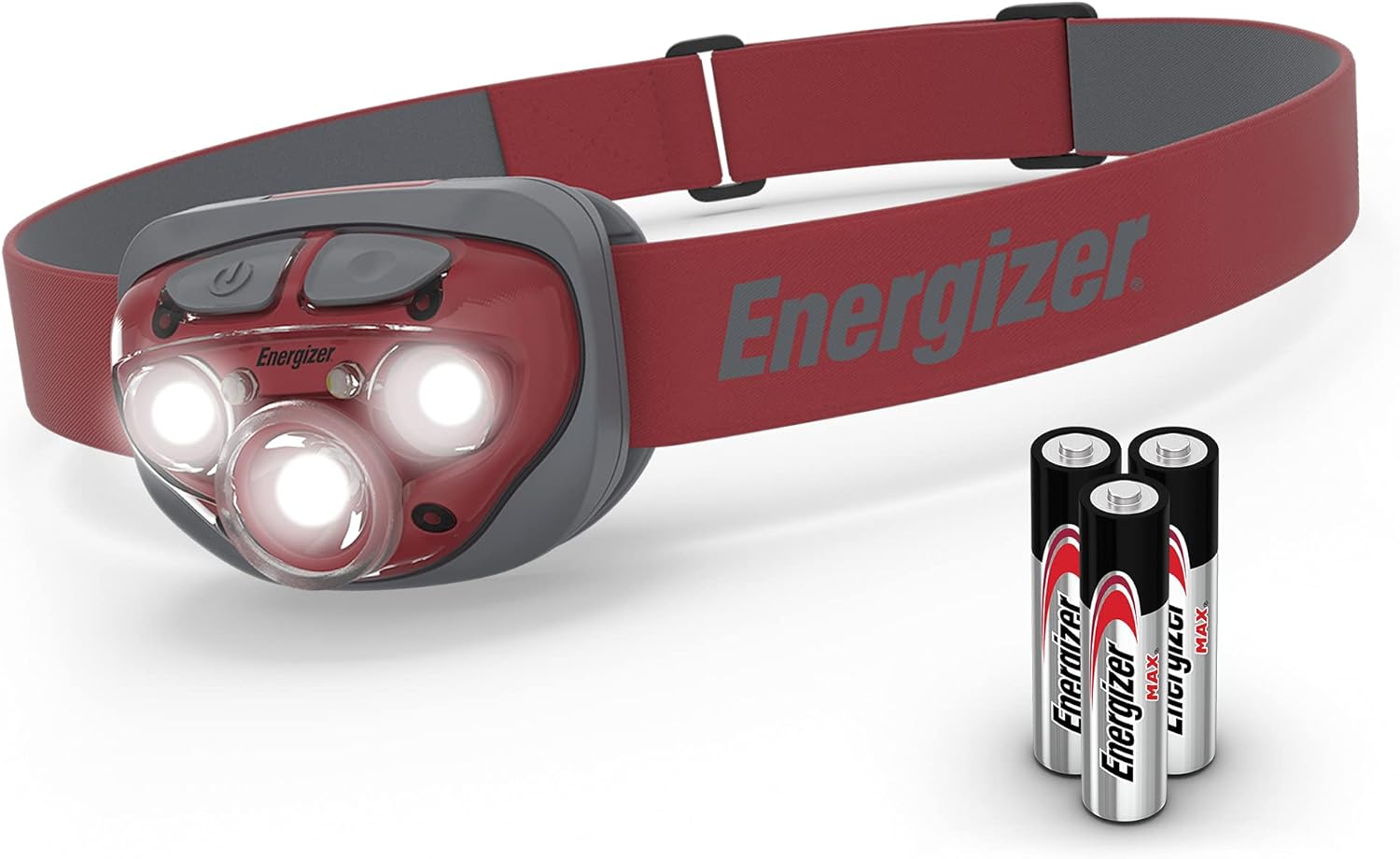 Energizer LED Headlamp Pro315, Rugged IPX4 Water Resistant Head Light, Ultra Bright Headlamps for Running, Camping, Outdoor, Storm Power Outage (Batteries Included)