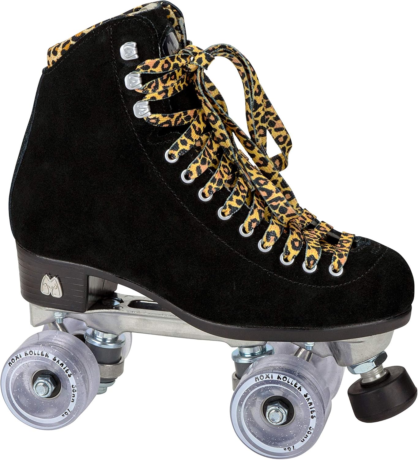 Moxi Skates - Panther - Fun and Fashionable Womens Roller Skates | Black Suede