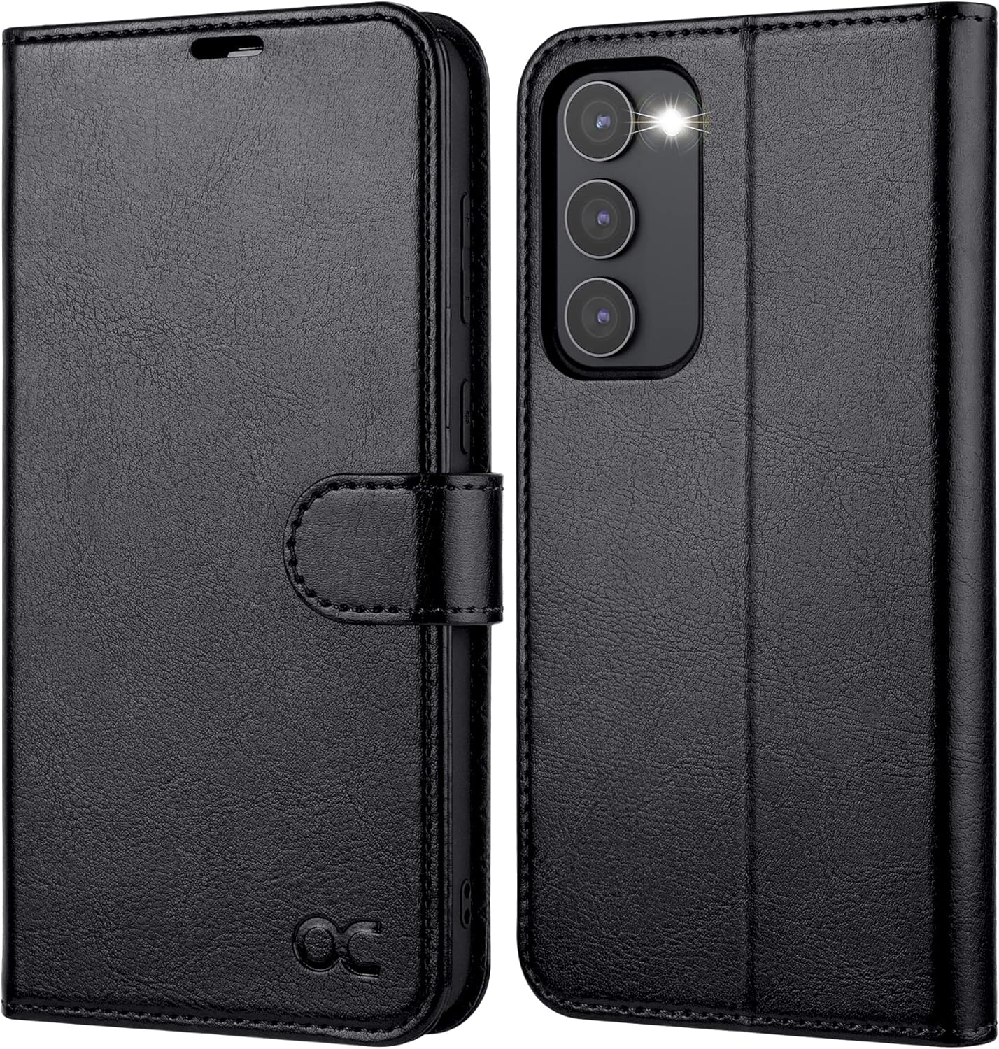 OCASE Compatible with Galaxy S23 Plus 5G Case Wallet, PU Leather Flip Folio Case with Card Holders RFID Blocking Kickstand [Shockproof TPU Inner Shell] Phone Case 6.6 Inch (2023) - Black