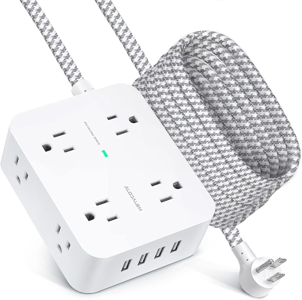The cord is nice and sturdy, it has several outlet plugs and some USB ports, and it has a switch to turn of everything plugged into. It's cheap, but it's convenient and I believe there's different configurations and cord lengths.