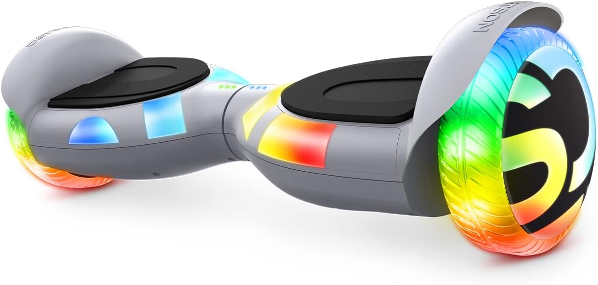 Jetson All Terrain Hoverboard with LED Lights, LED Light-up Wheels, Self-Balancing Hoverboard with Active Balance Technology, Ages 12 