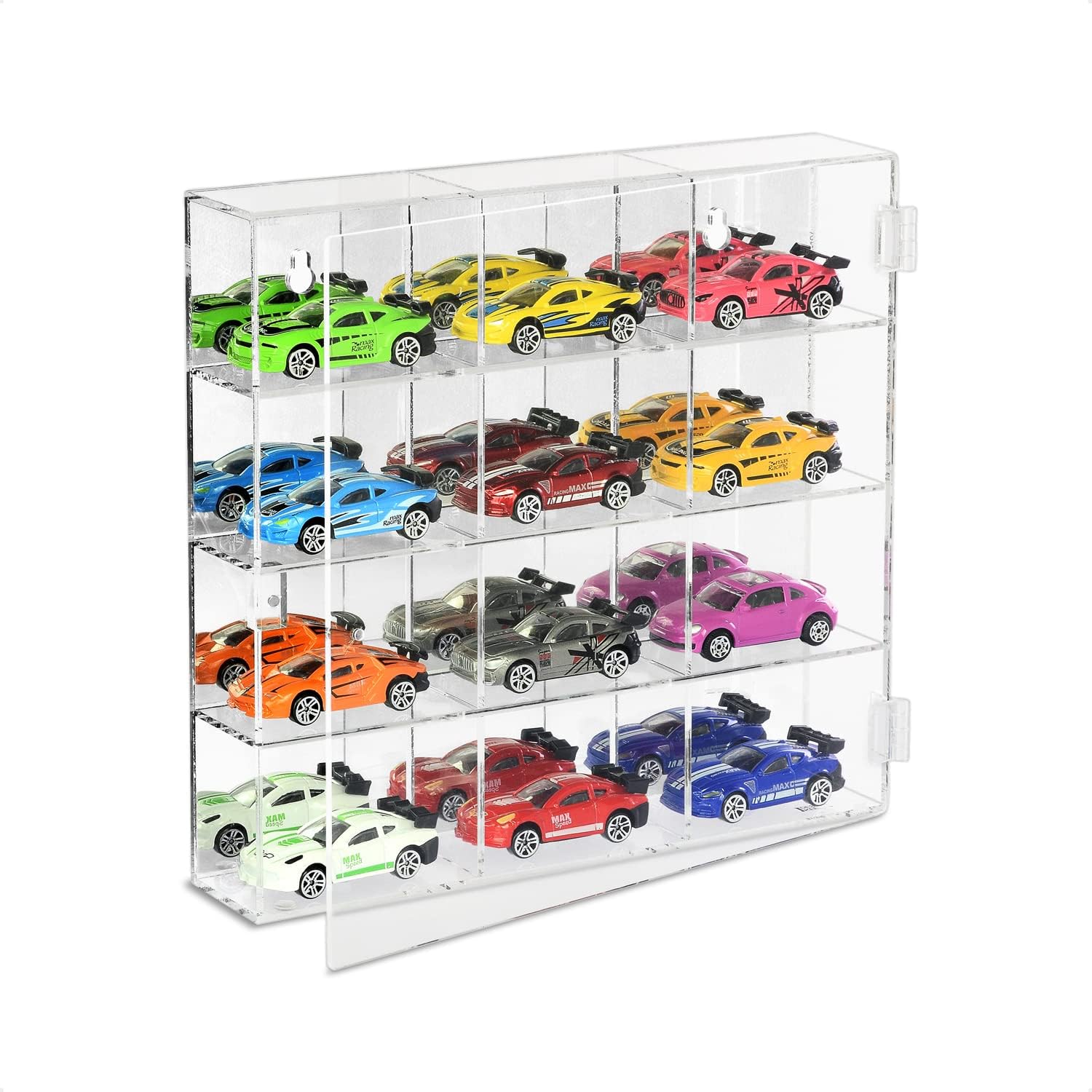 Ikee Design Mirror Back & 4 Shelves Display Acrylic Holder