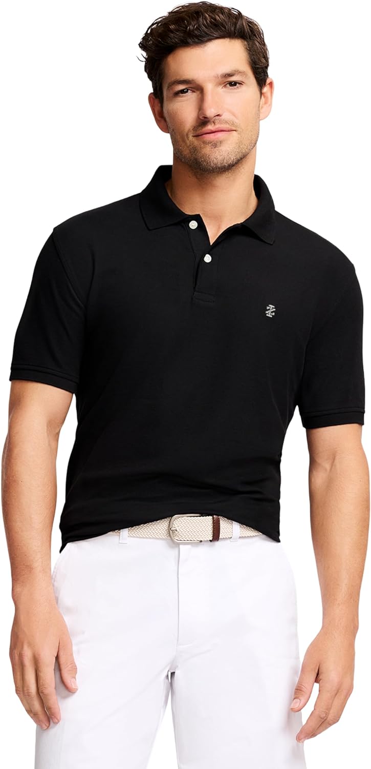 IZOD Men's Advantage Performance Short Sleeve Polo Shirt