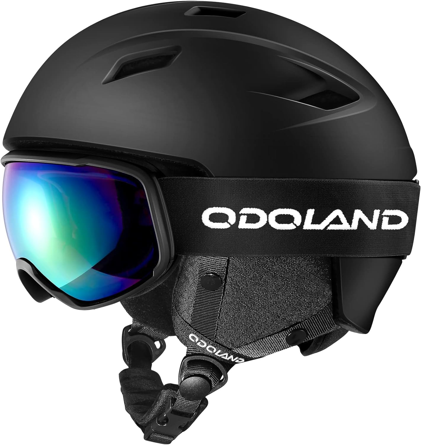 Odoland Ski Helmet and Goggles Set, Snowboard Helmet Glasses for Men, Women & Youth - Shockproof/Windproof Gear for Skiing, Snowboarding