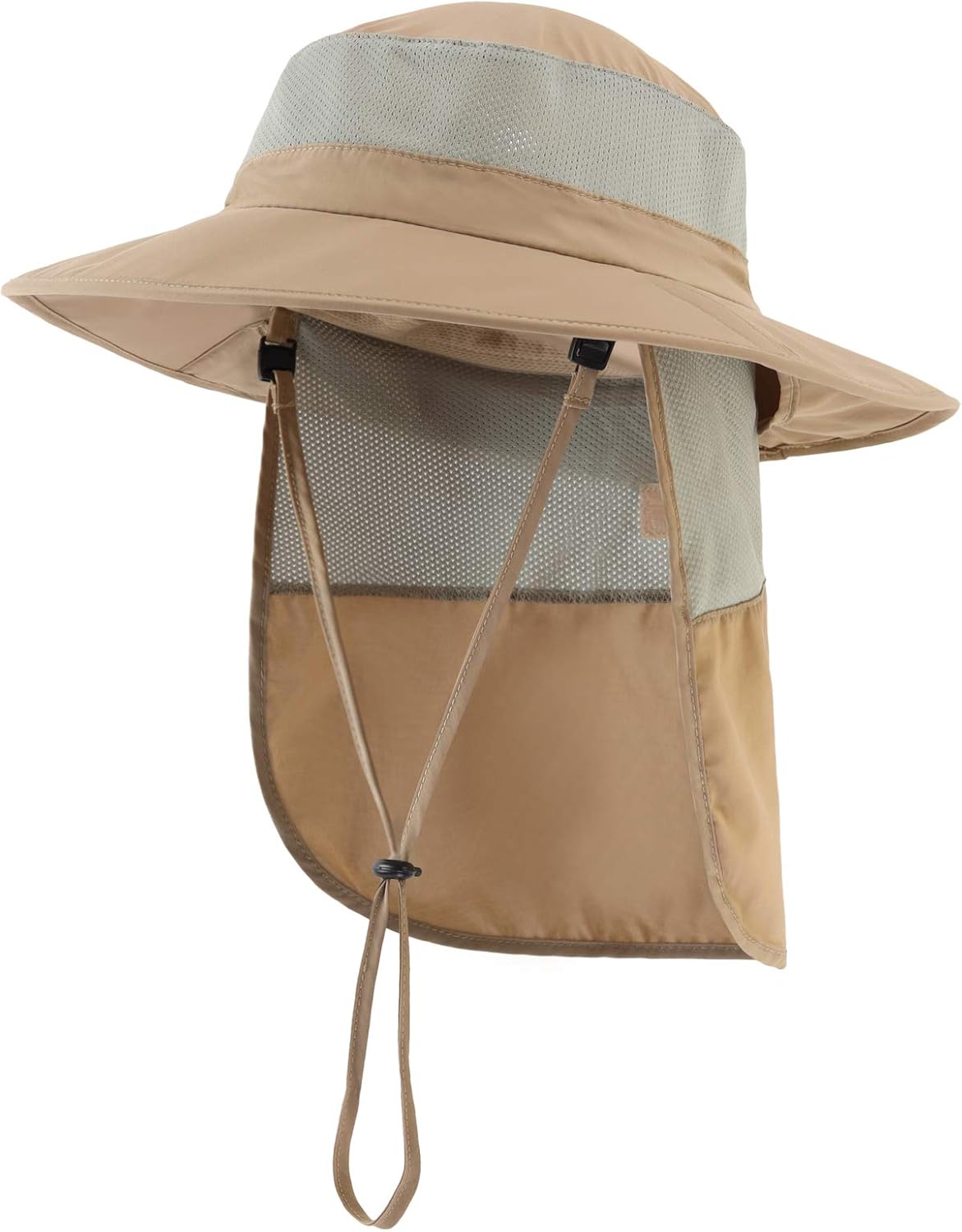 Home Prefer Outdoor UPF50  Kids Sun Hat Wide Brim Fishing Hat with Neck Flap