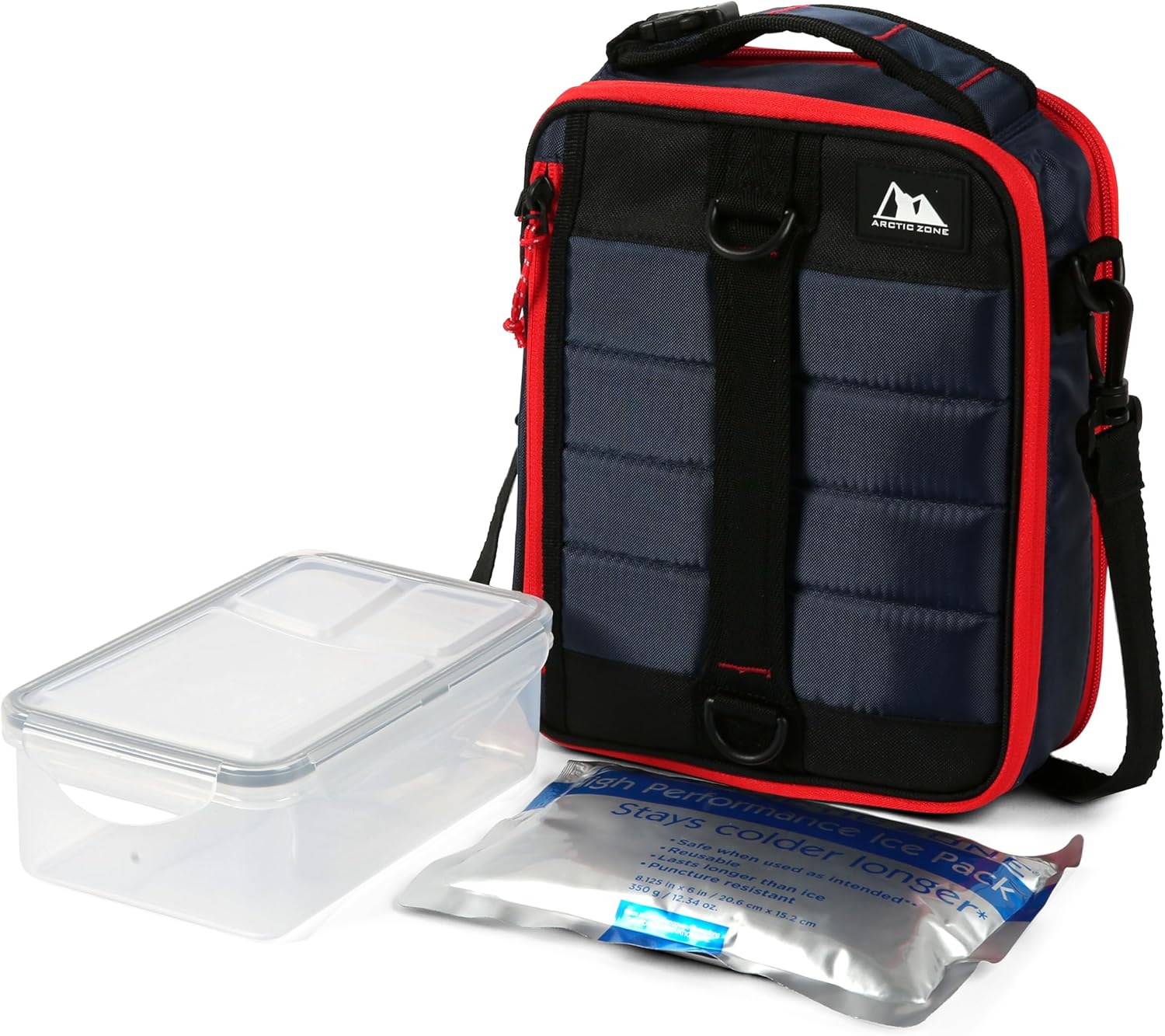 Arctic Zone Ultimate Upright Expandable Lunch Pack, Navy