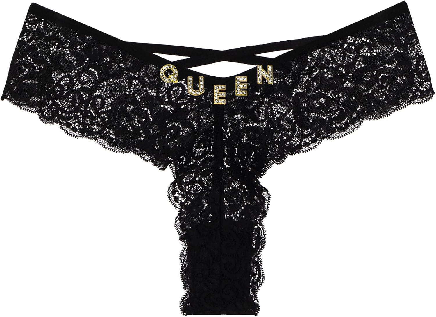 Personalized Thong, Custom Name Lace Thongs Sexy Panties for Women DIY Fashion Personalized Gifts for Her