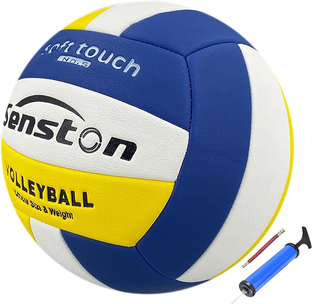 Senston Soft Volleyball Official Size 5 - Beach Volleyball for Indoor/Outdoor Play/Entertainment