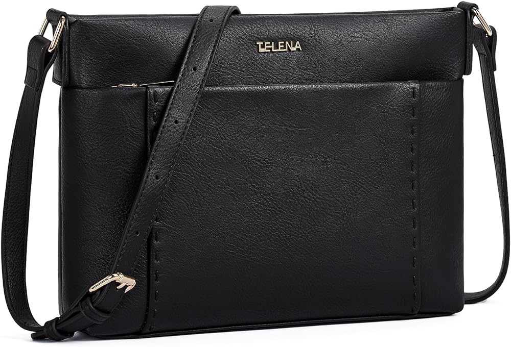 Telena Crossbody Purses for Women Leather Crossbody Bags Shoulder Handbags with Adjustable Strap