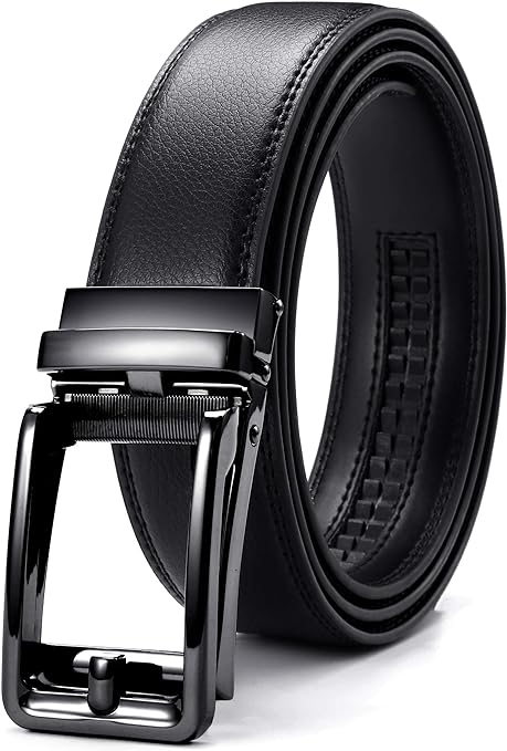 CHAOREN Ratchet Belt - Mens Dress Belt 1 3/8 Comfort Click - Perfect Companion to Men' Oxfords