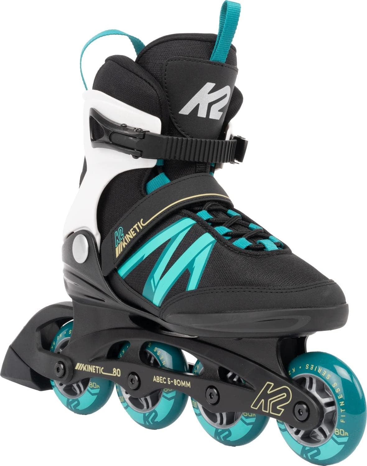 K2 Kinetic 80 Women' Inline Skates, Breathable & Comfortable Original Softboot Skates for Women