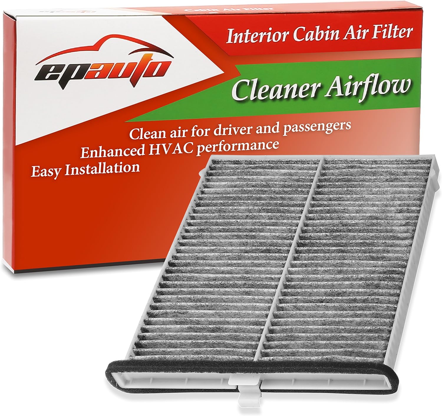 EPAuto CPJ6X (KD45-61-J6X) Replacement for Mazda Premium Cabin Air Filter includes Activated Carbon