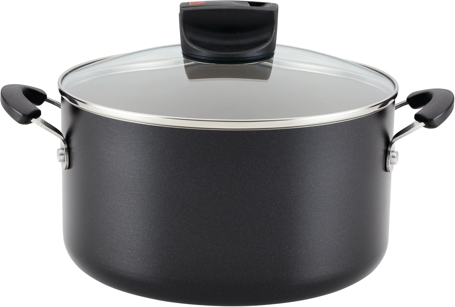 Farberware Smart Control Nonstick Stock Pot/Stockpot with Lid, 6 Quart, Black