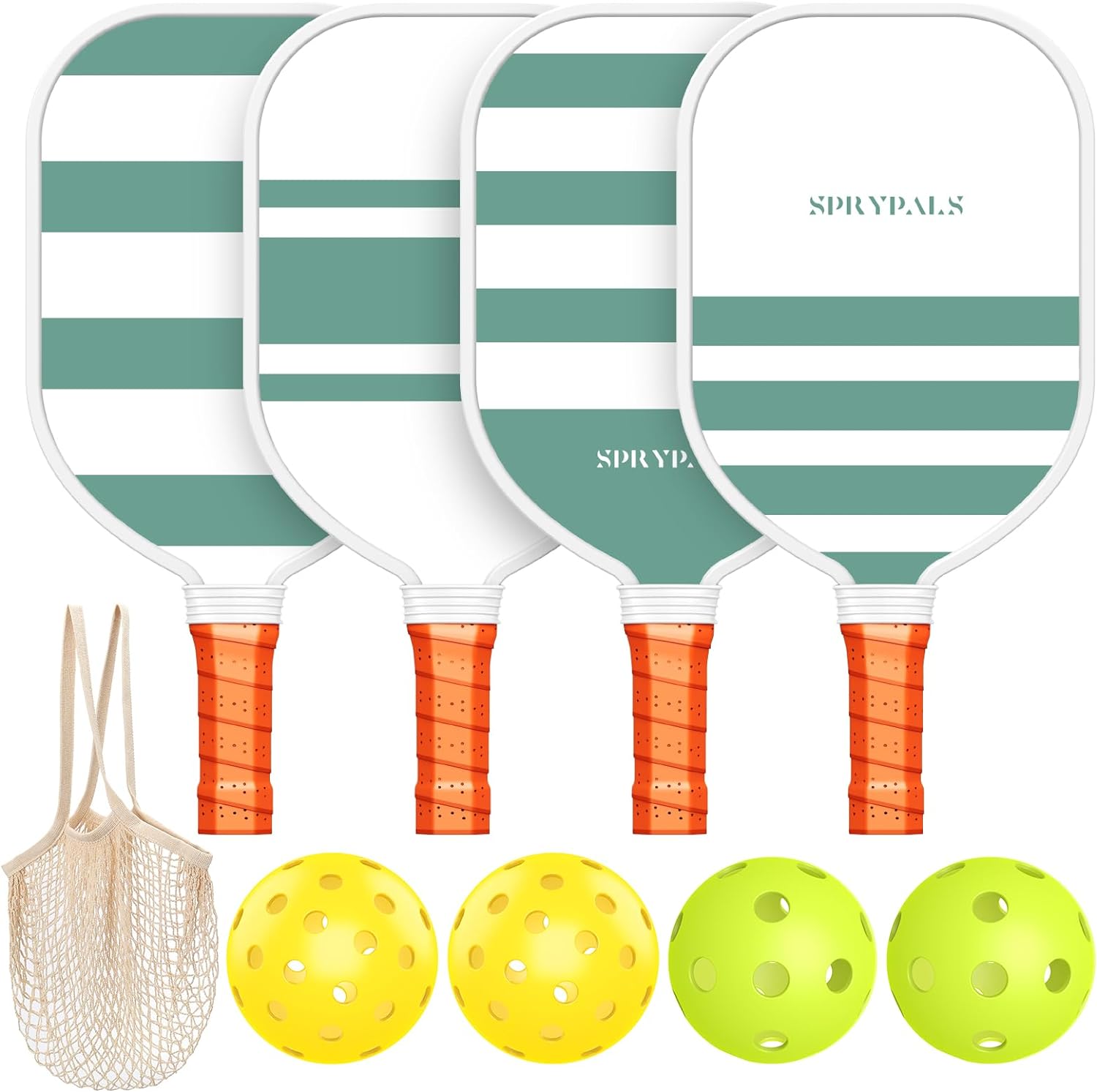 Pickleball Paddles,USAPA Approved Pickleball Paddles Set Premium Pickleball Paddle, 4 Pickleball Balls & 1 Carry Bag Gifts for Women Men Beginners & Pros Players