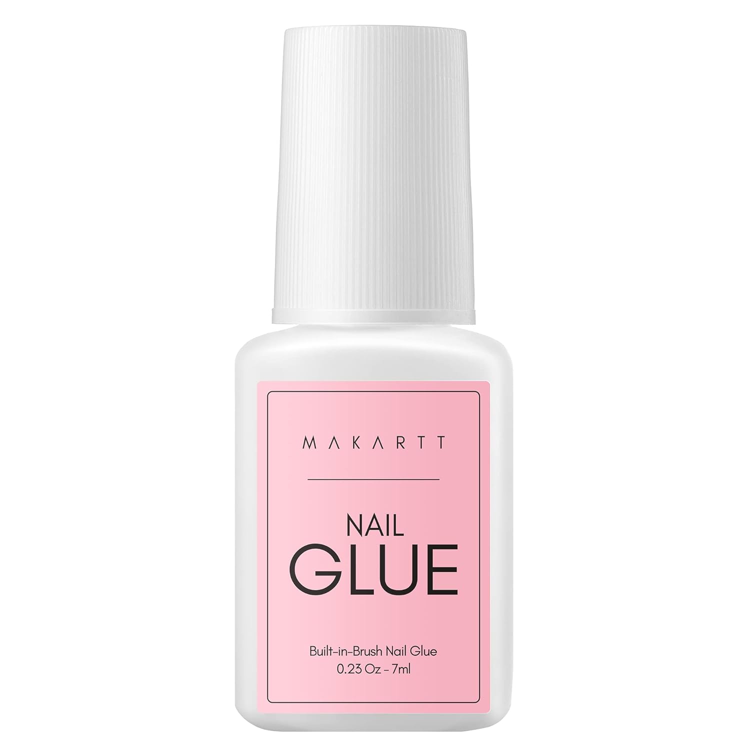 Super Strong Nail Glue for Acrylic Nails,Nail Tips, Press On Nails, Fake Nails, Salon Quality Brush On Nail Glue Easy Application Durable & Long-Lasting Makartt Glue False Nails