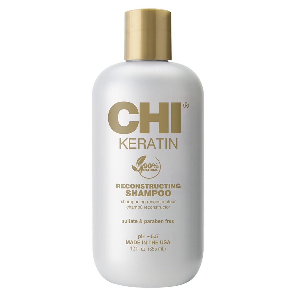 CHI Keratin Reconstructing Shampoo,Gray 12 Fl Oz