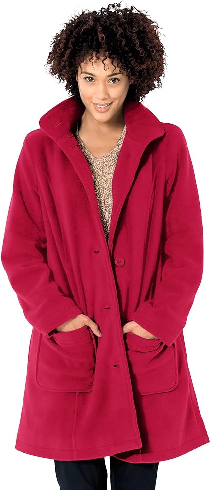 This coat is very warm, which is what I wanted! Perfect for central coast California winter (yes, it does get cold). I love the color, the fabric, the fit, and it is well made. I got the purple and the color is as pictured on Amazon.