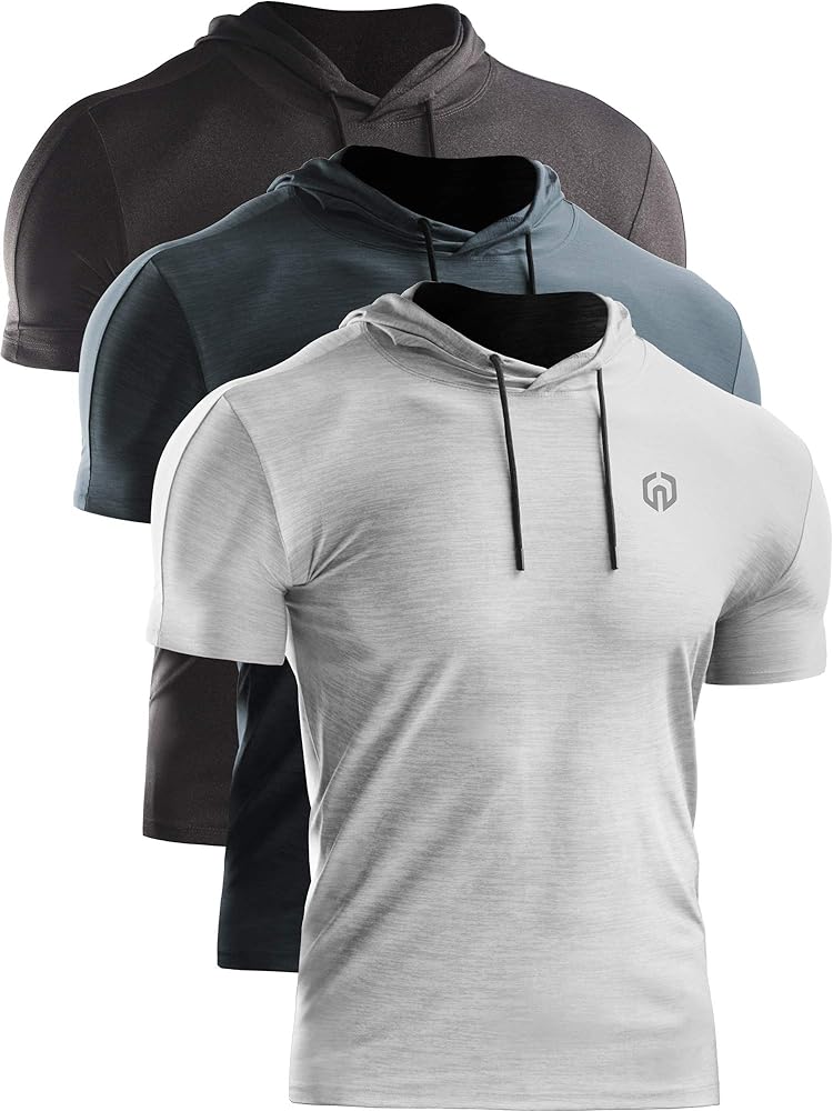 I recently purchased the NELEUS Men's 3 Pack Dry Fit Running Shirt with Hoods in Grey Black, Slate Gray, and Light Grey for my daughter's boyfriend, who is an avid fitness enthusiast. These shirts have proven to be an absolute game-changer in his workout wardrobe, and the added bonus of an extended return or replacement window until January 31, 2024, adds to the overall satisfaction.The standout feature of these shirts is undoubtedly their dry-fit technology. Designed to wick away moisture, these shirts keep my daughter's boyfriend comfortably dry during even the most intense workouts. The lightweight and breathable fabric ensures optimal ventilation, making them ideal for various physical activities, from running to weightlifting.The inclusion of hoods adds a stylish and functional touch to these workout shirts. They provide an extra layer of warmth during cooler outdoor workouts, making these shirts versatile enough for year-round use. The thoughtful design also caters to those who prefer added coverage for their neck and head, making these shirts suitable for various weather conditions.My daughter's boyfriend loves the fit of these shirts. The US Small and EU Medium sizing was spot-on, offering a snug yet non-restrictive fit that complements his physique. The shirts provide the flexibility needed for a range of movements without riding up or causing discomforta crucial factor for anyone engaged in regular physical activities.The three-pack option is not only cost-effective but also ensures a variety of color choices. The Grey Black, Slate Gray, and Light Grey options provide a stylish rotation for different workout days. The versatility in color and design makes these shirts equally suitable for casual wear, making them a practical addition to any active lifestyle.The extended return or replacement window until January 31, 2024, is a noteworthy bonus. It reflects the brand's confidence in the product's durability and performance, offering peace of mind for customers. It's a customer-friendly policy that adds an extra layer of assurance when making a purchase.In conclusion, the NELEUS Men's 3 Pack Dry Fit Running Shirt with Hoods has become a staple in my daughter's boyfriend's workout routine. The combination of dry-fit technology, stylish design, and a comfortable fit makes these shirts a top pick for fitness enthusiasts. With the added benefit of an extended return or replacement window, these shirts not only meet but exceed expectations. Highly recommended for anyone looking to elevate their workout apparel game.