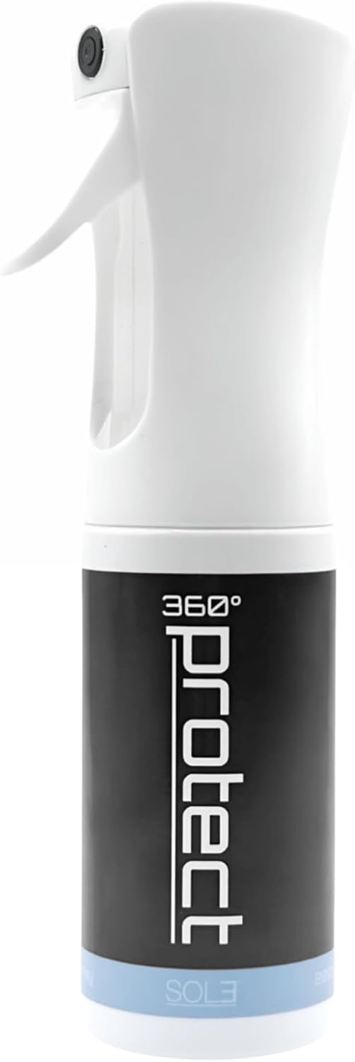 SOL3 Shoe Protector Spray - 360 Protect Waterproof Stain Repellent for Sneakers, Suede, Leather, Nubuck & Canvas