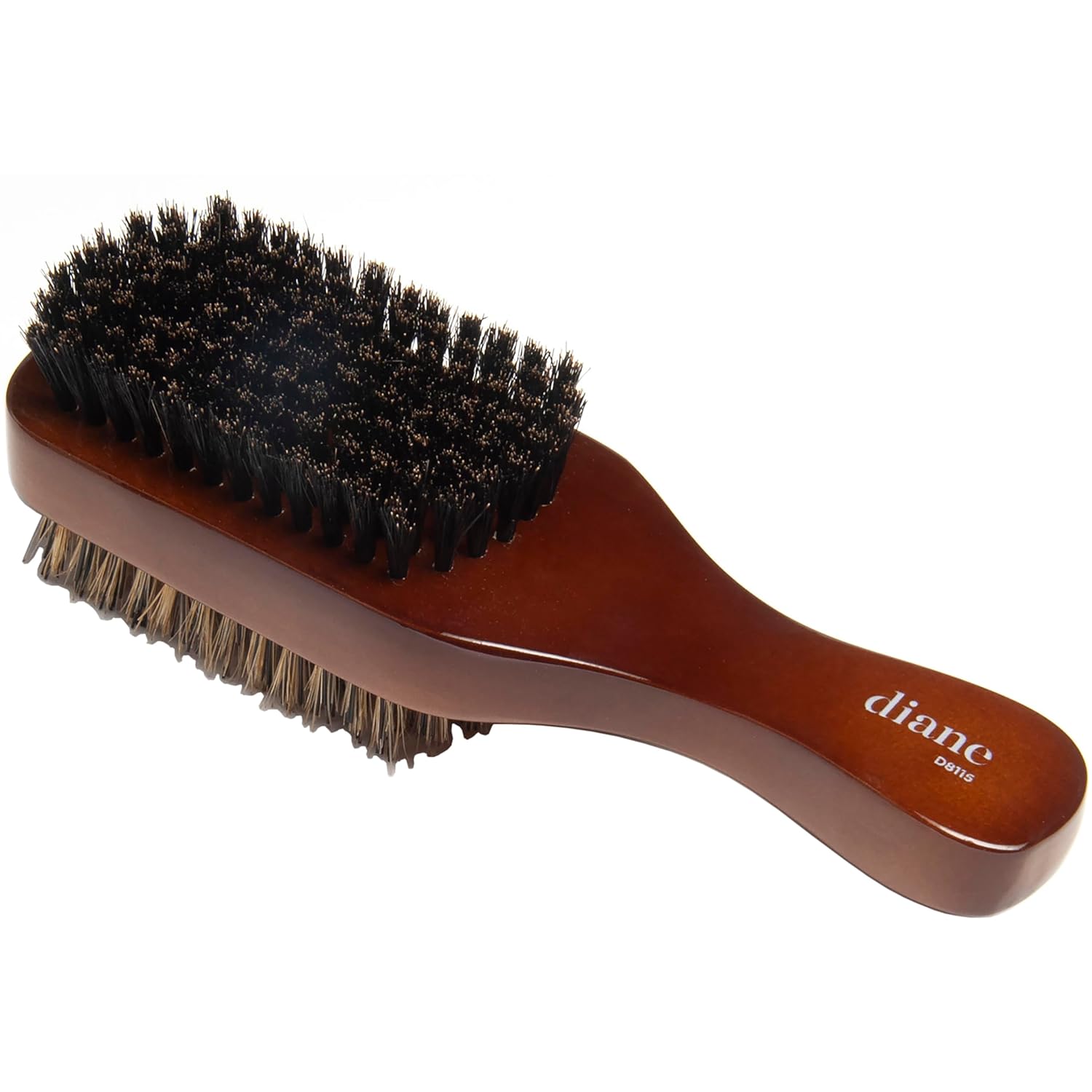 Diane Premium 100% Boar Bristle 2-Sided Club Brush for Men and Barbers  Medium and Firm Bristles for Thick Coarse Hair