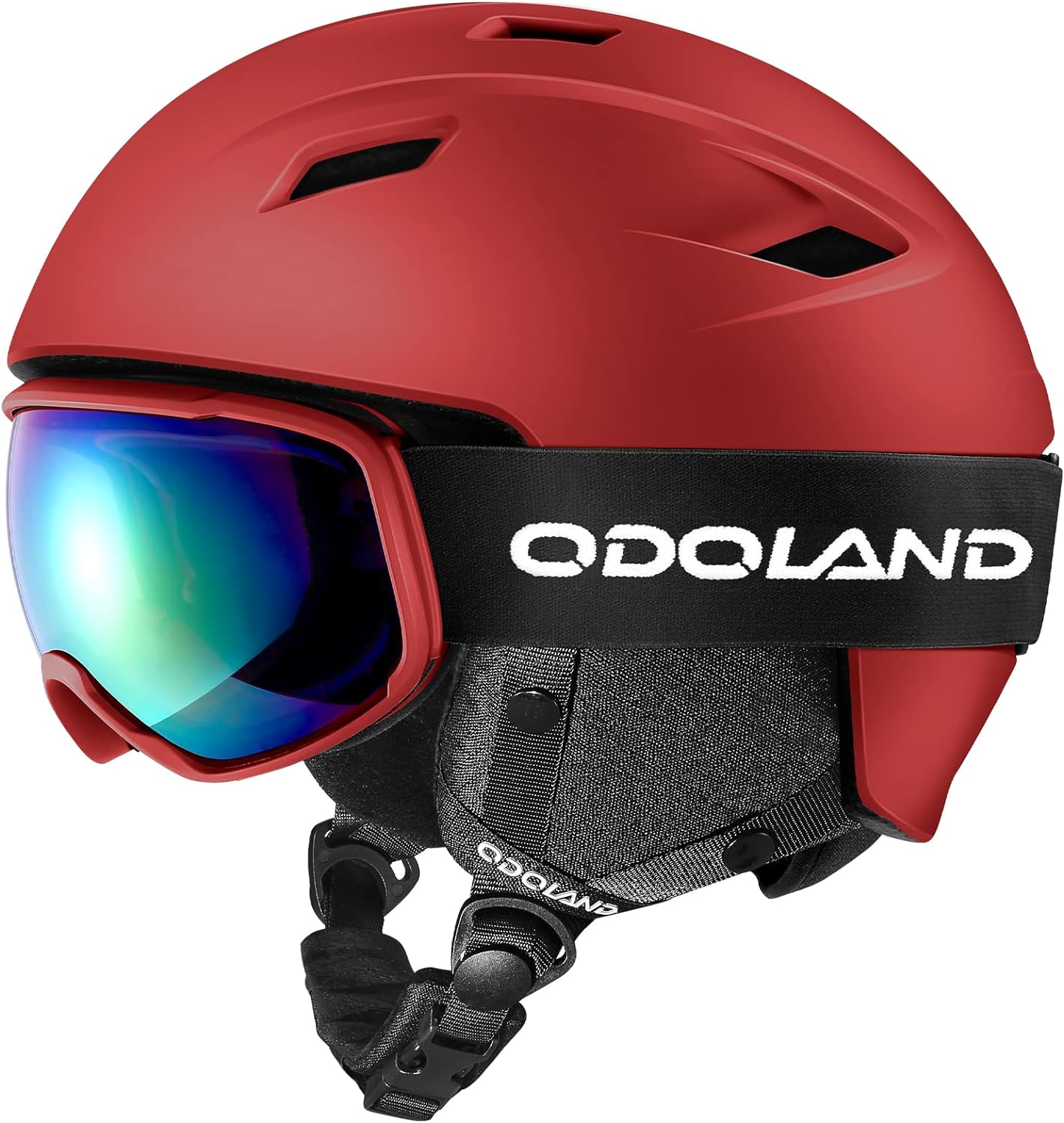 Odoland Ski Helmet and Goggles Set, Snowboard Helmet Glasses for Men, Women & Youth - Shockproof/Windproof Gear for Skiing, Snowboarding