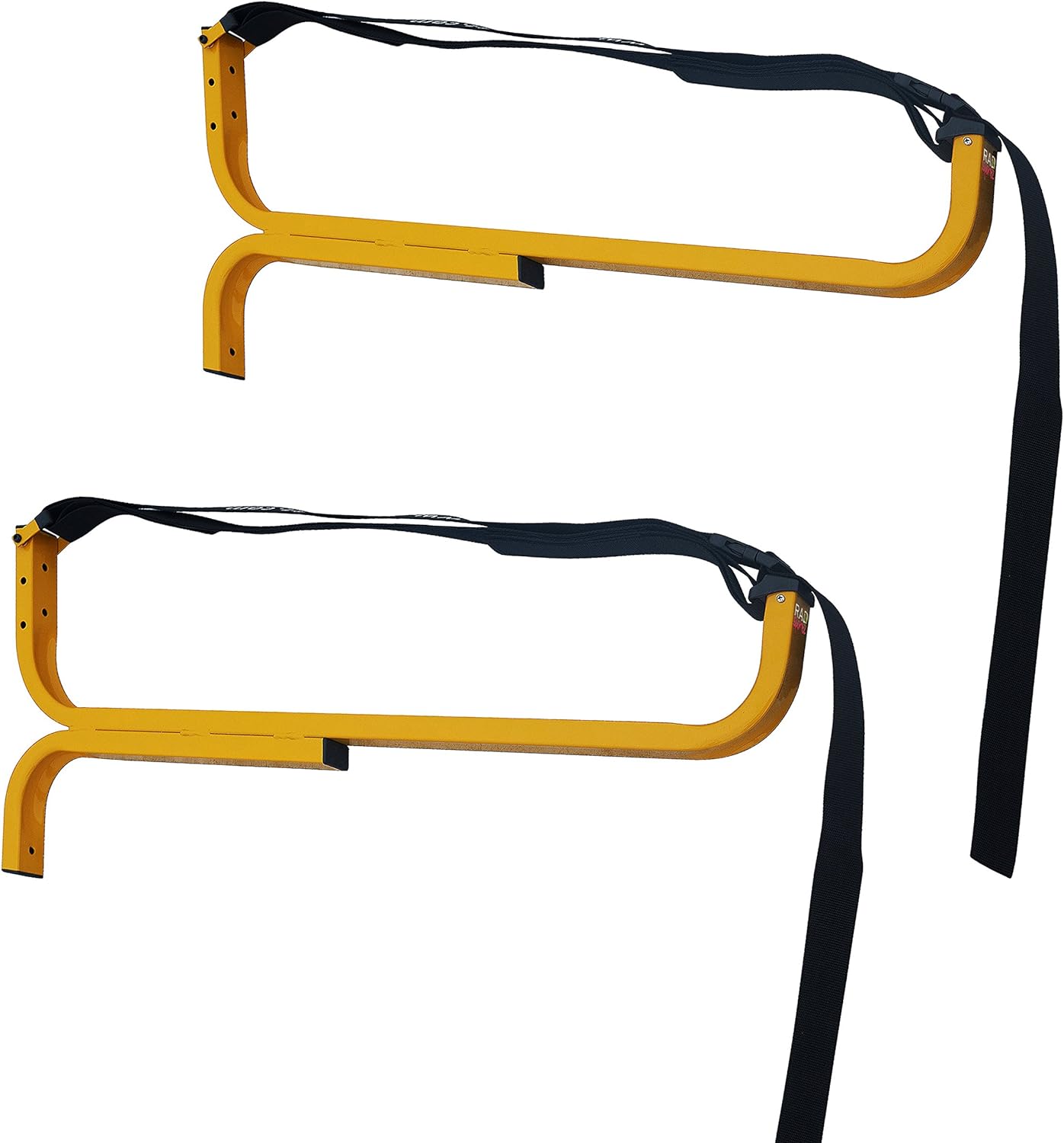 RAD Sportz Canoe Hanger Kayak Rack and Stand-Up Paddle Board Holder Yellow Holds up to 110 Pounds