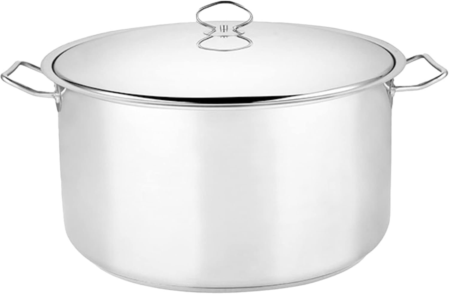 Alpine Cuisine Stainless Steel Dutch Oven with Lid & Easy Cool Handle, Food Grade Stainless Steel Heavy Duty, Commercial Grade Healthy Cookware kitchen Dutch oven, Dishwasher Safe-70 Quart