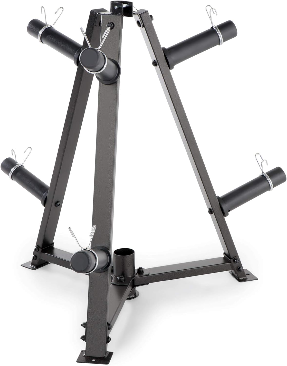 Marcy+Olympic+Weight+Plate+Tree+for+2-Inch+Plates+Weight+Storage+Rack