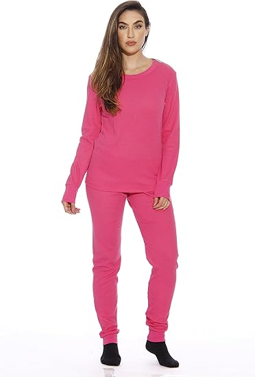 Just Love Women' Thermal Underwear Pajamas Set