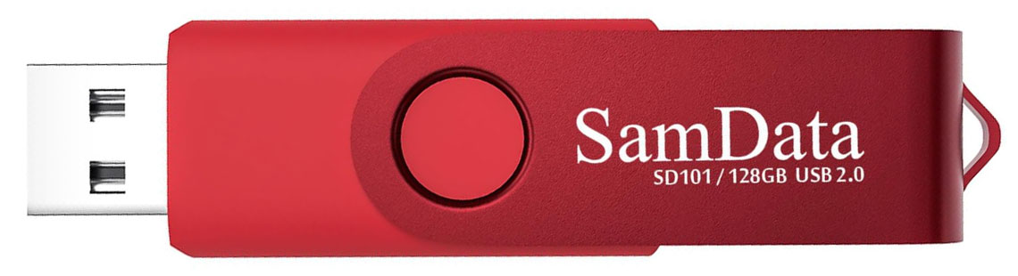 128GB USB Flash Drives 1 Pack 128GB Thumb Drives Memory Stick Jump Drive with LED Light for Storage and Backup (1 Pack Red)