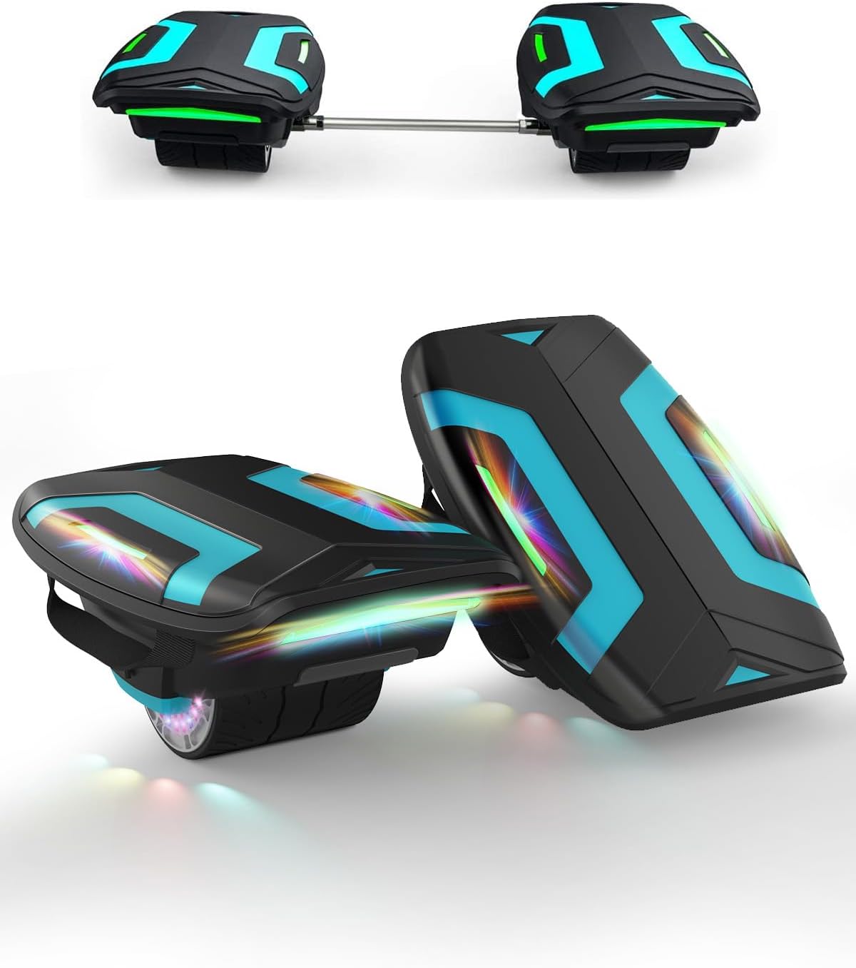 Gyroshoes S300 Hovershoes Electric Hoverboard with LED Lights,UL2272 Certificated Self Balancing Scooters Hovershoes for Kids and Adults