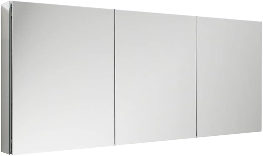 Fresca 60 Wide x 36 Tall Bathroom Medicine Cabinet w/Mirrors