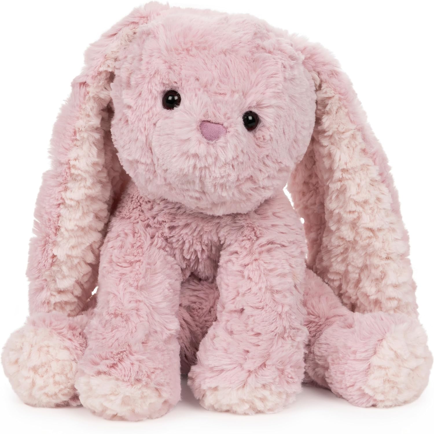 GUND Cozys Collection Bunny Stuffed Animal, Spring Decor, Plush Bunny for Ages 1 and Up, Pink, 10"