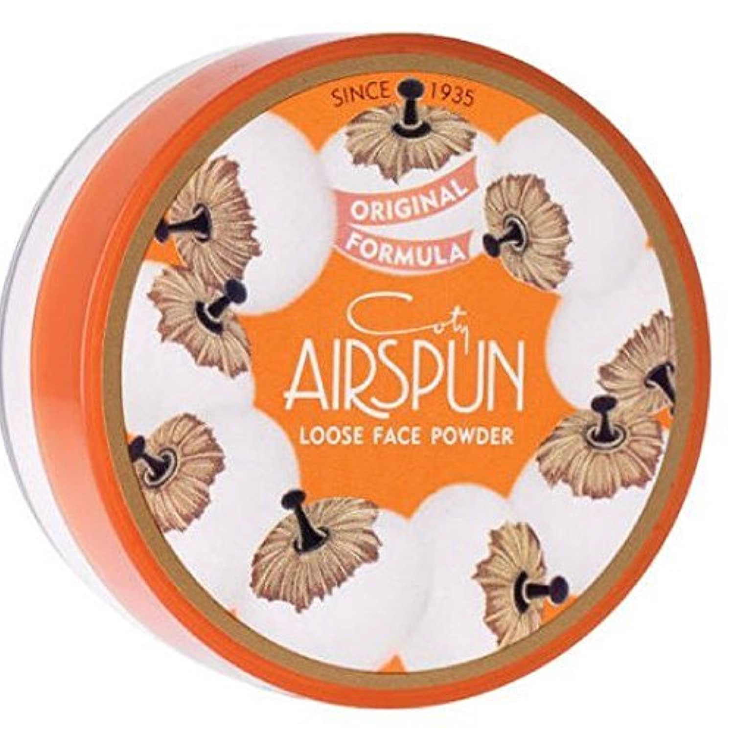 Coty AirSpun Loose Face Powder 070-24 Translucent, 2.3 oz (Pack of 2)