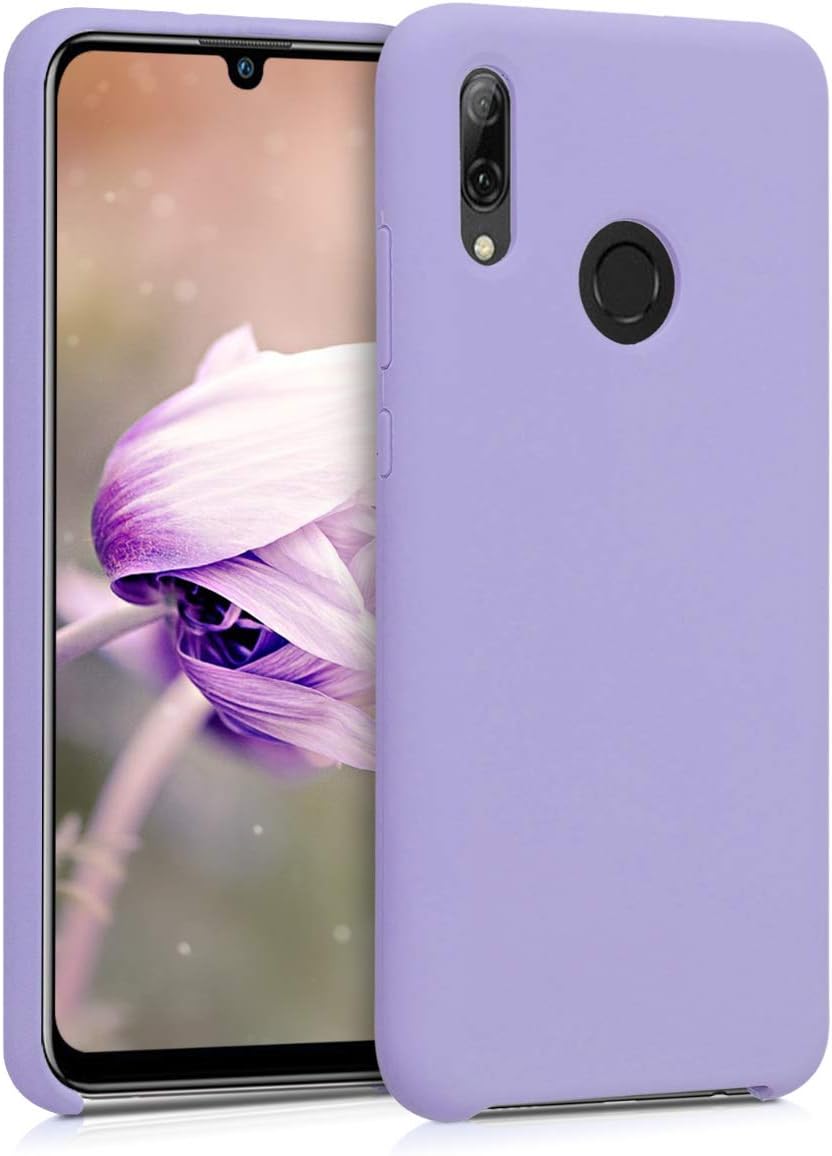 kwmobile Case Compatible with Huawei P Smart (2019) Case - TPU Silicone Phone Cover with Soft Finish - Lavender