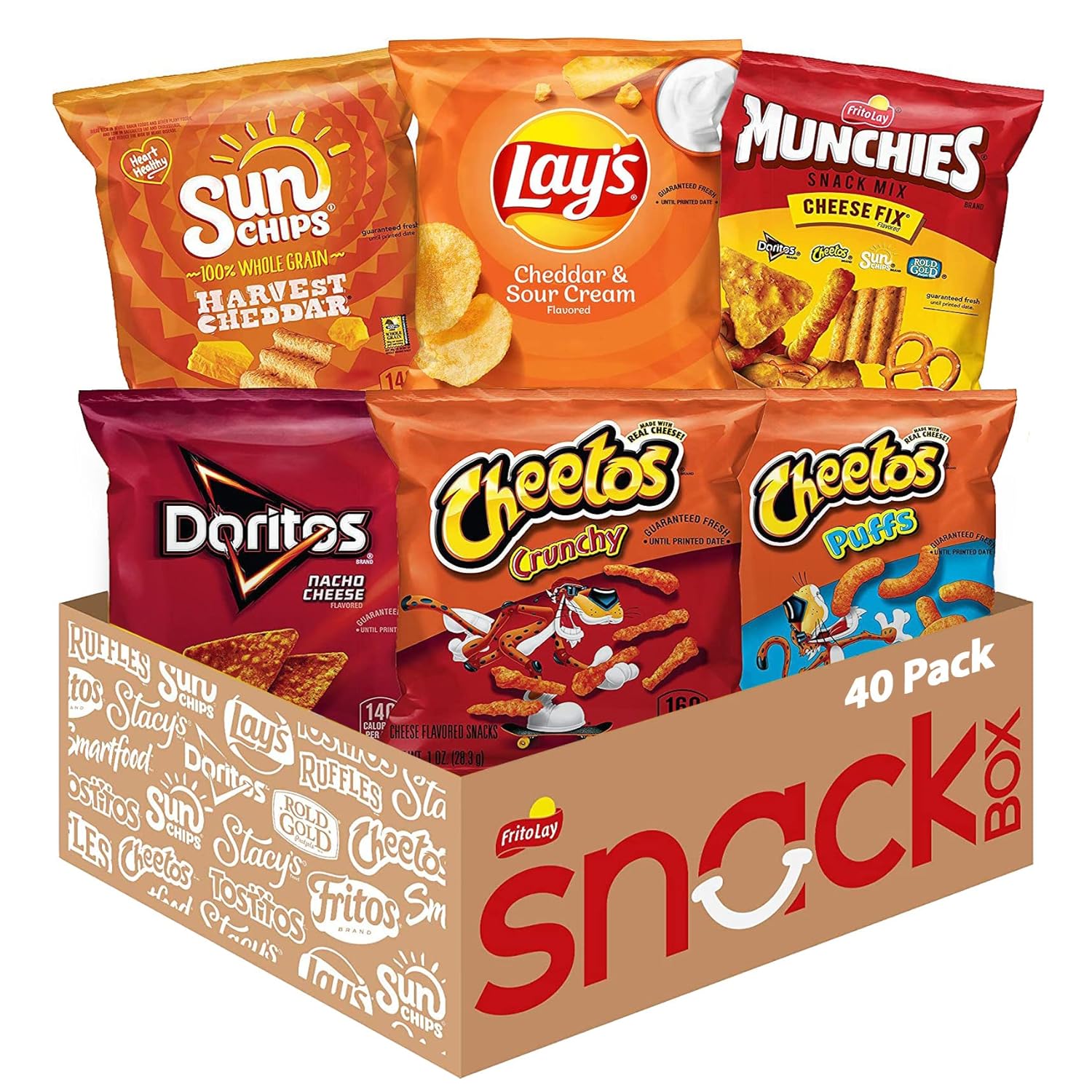 I ordered these because of the price. They don't say the expectation date is up on the packages. The Cheetos are stale. Ugh. Doritos were ok but now I am not going to try the rest. I took them to the salvation army and donated. Shame on you for selling items at a discount when they are ready to expire