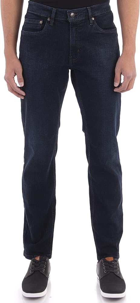 Slim Fit Mens Jeans  Stretch Fabric Tapered Pants for Men  Premium Comfort Casual Wear and Work Attire