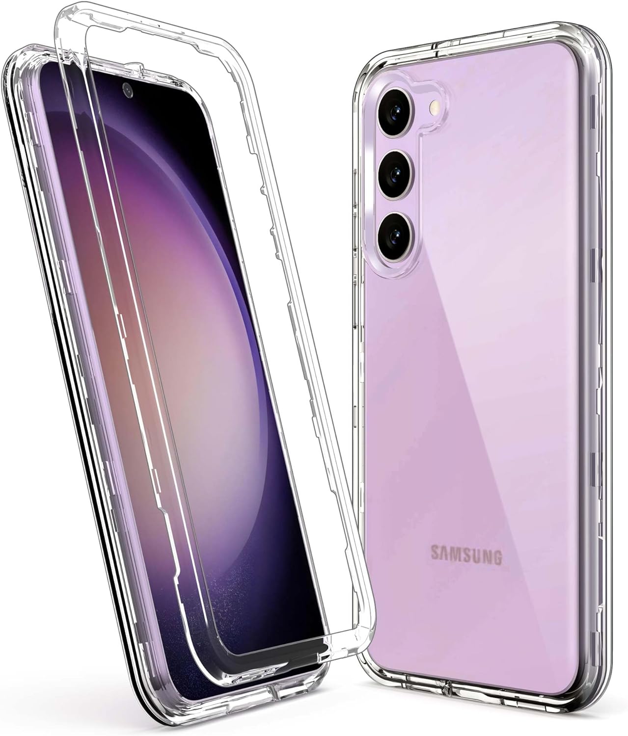 ULAK Clear for Samsung Galaxy S23 Case, Heavy Duty Shockproof Soft TPU Bumper Cover Transparent Protective Phone Case for Samsung Galaxy S23 5G 6.1 inch - HD Clear