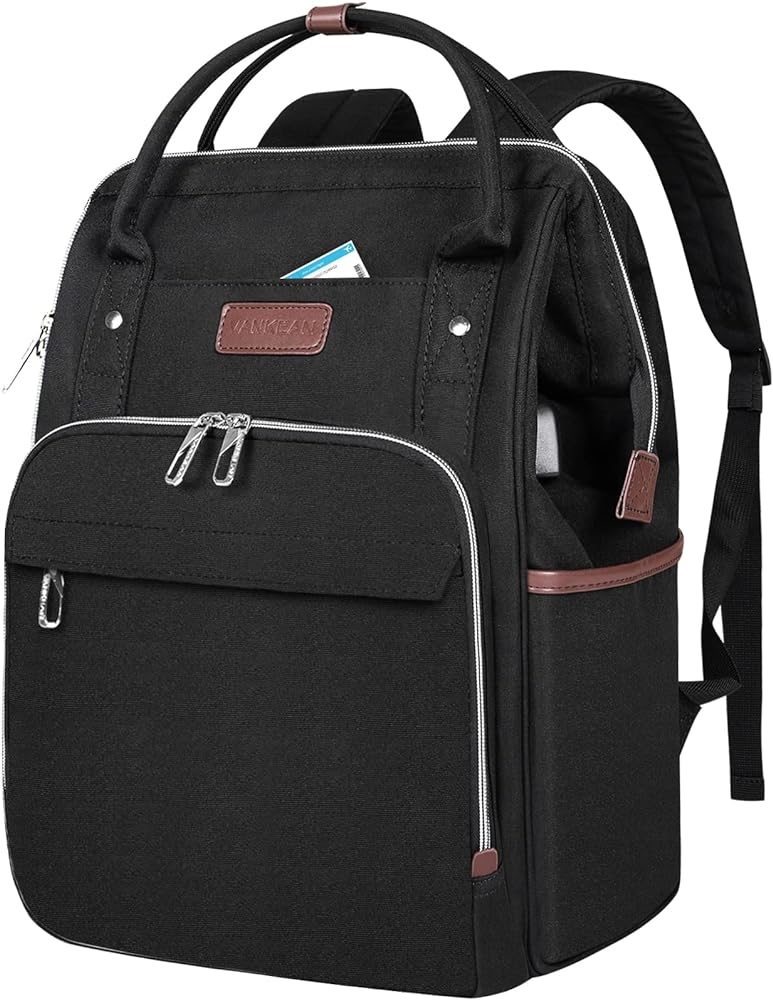 As a teacher constantly on the move, finding the right backpack to suit my needs has always been a challenge - until I discovered the VANKEAN Laptop Backpack. This backpack is an absolute game-changer!One of the standout features of this backpack is its thoughtful design. The inside of the bag opens wide, allowing for easy access and a clear view of all contents with just a glance. This is incredibly helpful for busy teachers like myself who are always on the go and need to quickly find what they're looking for.I also appreciate the variety of pockets and compartments this backpack offers. There are designated pockets specifically designed to hold laptops of different sizes, as well as separate pockets for holding an iPad or Kindle. Additionally, the front outside pockets are perfect for easy access to pens, pencils, and other essentials. It's incredibly convenient to have everything neatly organized and easily accessible.Not only is the VANKEAN Laptop Backpack practical and functional, but it's also durable and stylish. The quality of materials used is top-notch, and the sleek design makes it suitable for both professional and casual settings.Overall, I can't recommend the VANKEAN Laptop Backpack enough, especially for fellow teachers who are constantly on the move. It's a true lifesaver that has made my daily commute and teaching routine so much smoother and more organized. If you need a reliable backpack that ticks all the boxes, look no further than this one!
