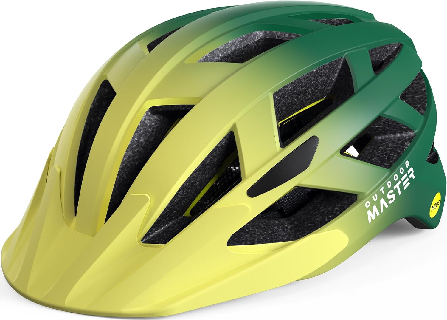 OutdoorMaster Gem Recreational MIPS Cycling Helmet - Two Removable Liners & Ventilation in Multi-Environment - Bike Helmet in Mountain, Motorway for Youth & Adult