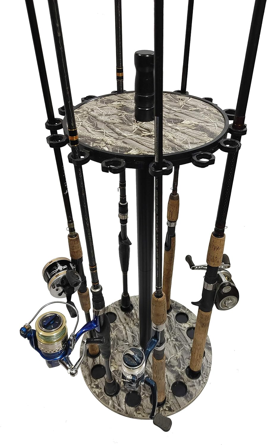 Old Cedar Outfitters Camo Round Floor Rack, Camo,15, 15 Rod (CAMRR-015)