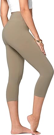 Conceited Ultra Soft Leggings for Women - 3&#34; High Waist in Shorts, Capri &amp; Full Length - Available in Regular &amp; Plus Sizes