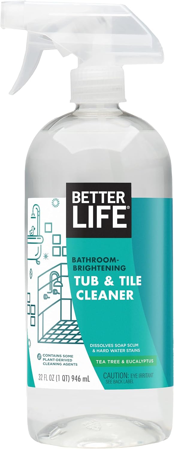 Ive used other non-harsh, eco friendly bathroom cleaners and the smell is still so strong. After trying this, Im convinced I wont buy anything else for my bathroom cleaning needs. Got out the grime, no residue left behind, and no overpowering smell! Now, I dont feel the need to kick my toddler out of the bathroom while I spray it down.