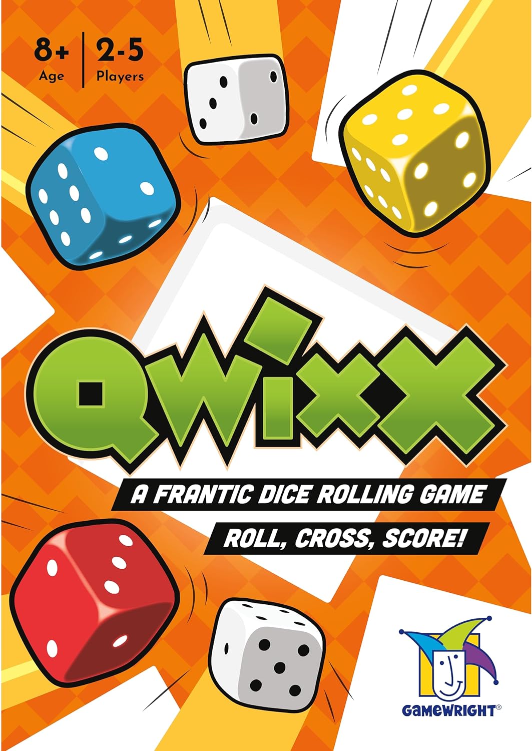 Gamewright Qwixx - A Fast Family Dice Game Multi-colored, 5