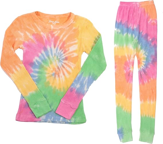 Just Love Girls Tie Dye Two Piece Thermal Underwear Set