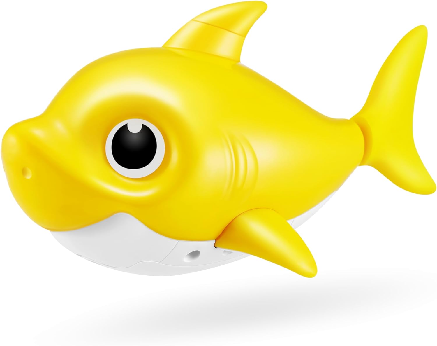 Robo Alive Junior Baby Shark New Silicon Fins Version Singing and Swimming Baby Shark (Yellow) by ZURU