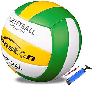 Senston Volleyball Official Size 5 - Waterproof Indoor/Outdoor Soft Volleyball for Kids Youth Adults,Beach Play, Game,Gym,Training