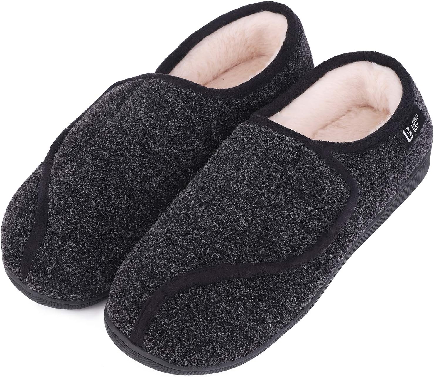 These are comfortable, warm, and easy to put on. The flap can adjusted looser or tighter as you need. There's not a lot of arch support but you could probably put an insert in. The sole is solid and these could be worn outside as long as it's not really wet.