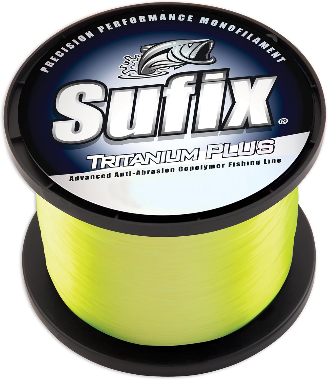 Sufix Tritanium Plus 1/4-Pound Spool Size Fishing Line (Chartreuse, 20-Pound)