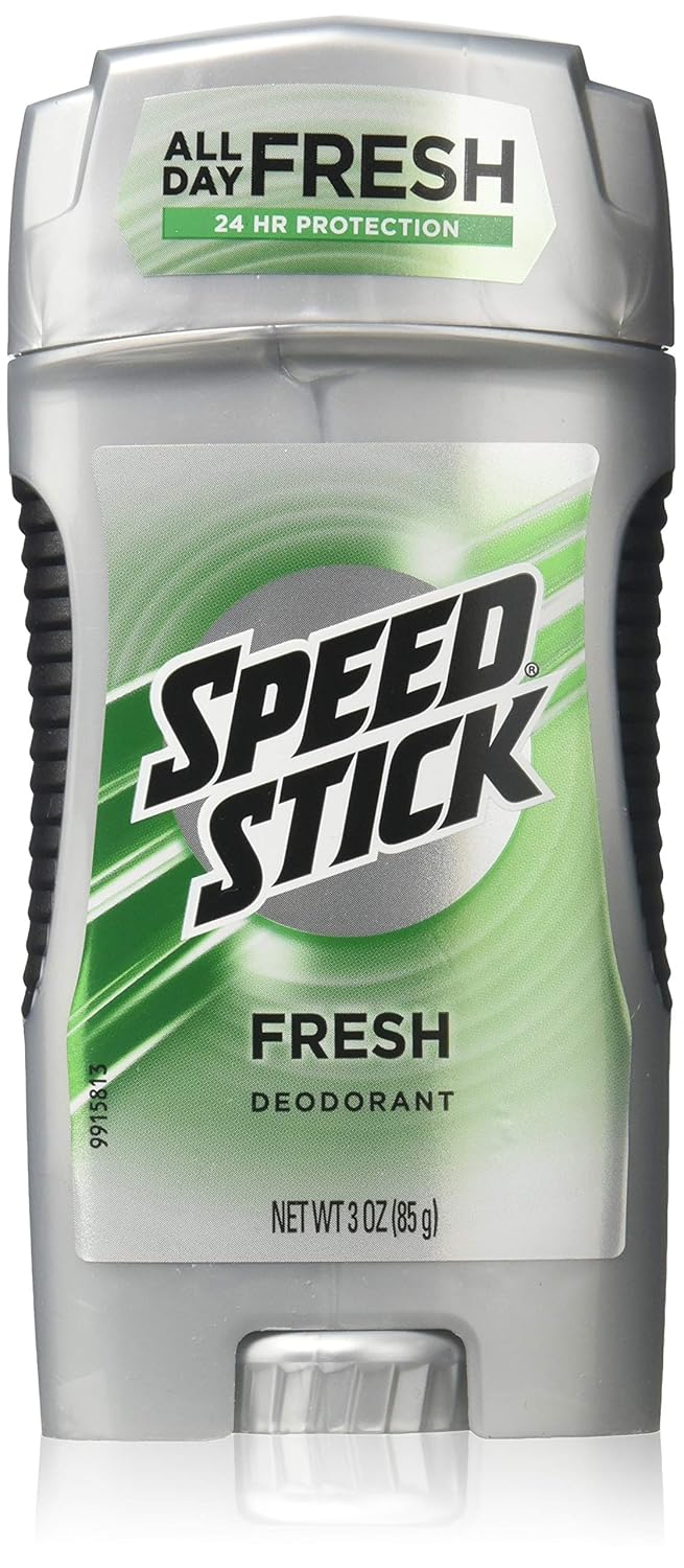 Mennen Speed Stick Deodorant for Men, Fresh, 3 Oz, Pack of 6